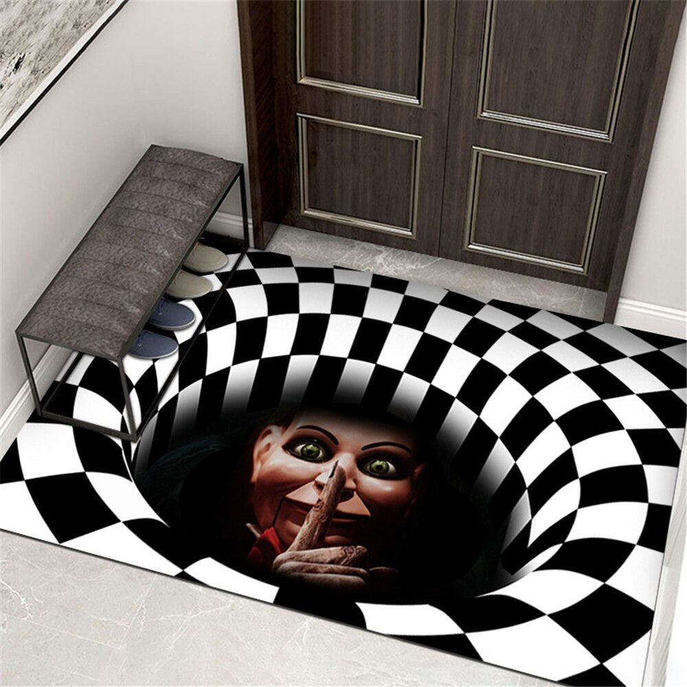 Skrekkmatte™ - 3D illusjon klovnematte - Makschill