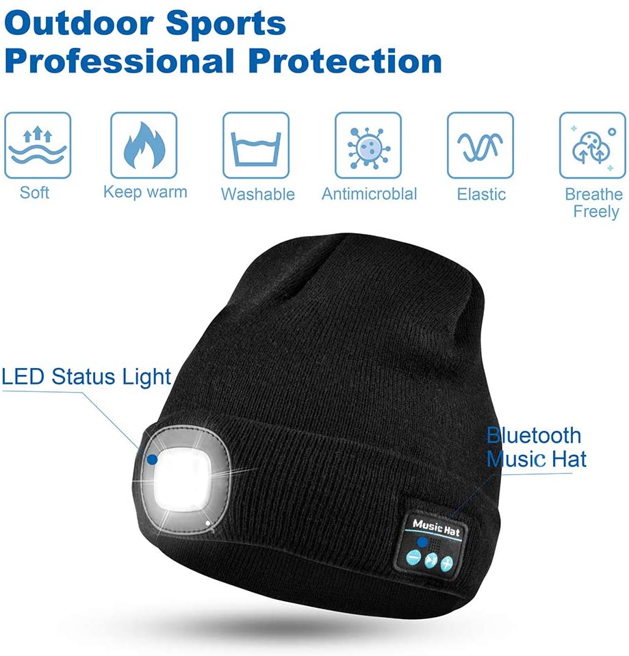 Smartlue™ - Lue med lykt og musikk – produktbilde 6