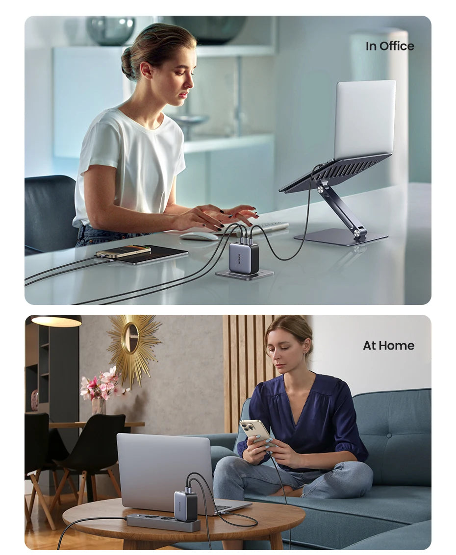 SuperLader™ - Norges Raskeste Lader med Type C og USB Port - Makschill