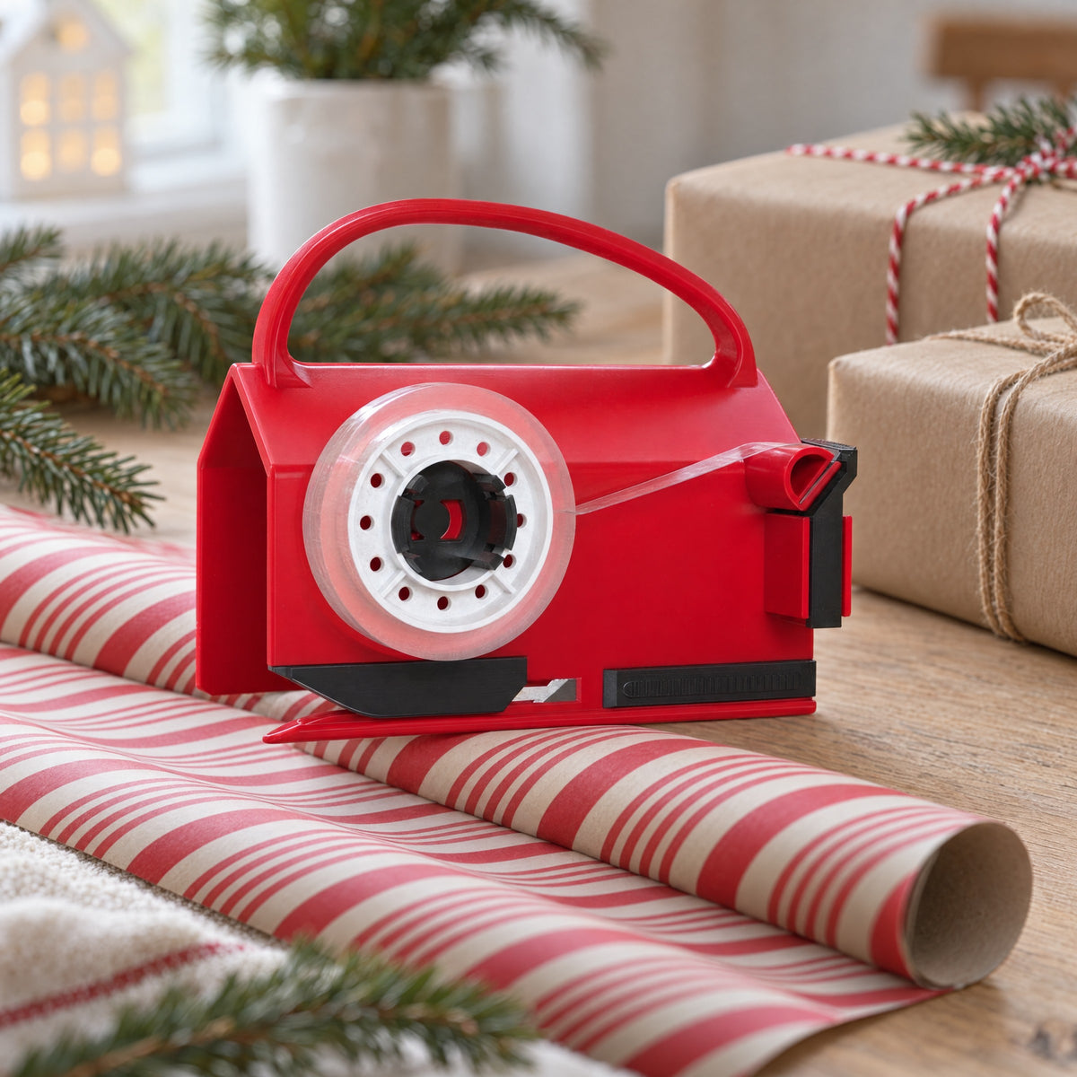 Pakkit™ – Gift Wrap Cutter with Tape Dispenser