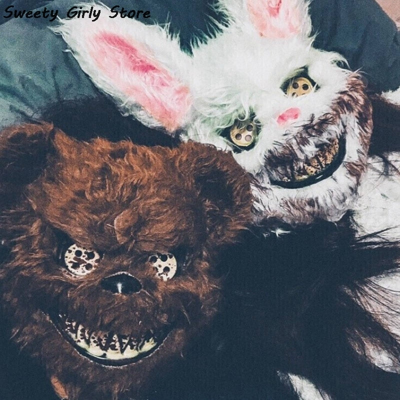 Halloween Makschill - Scary Rabbit Mask - Makschill