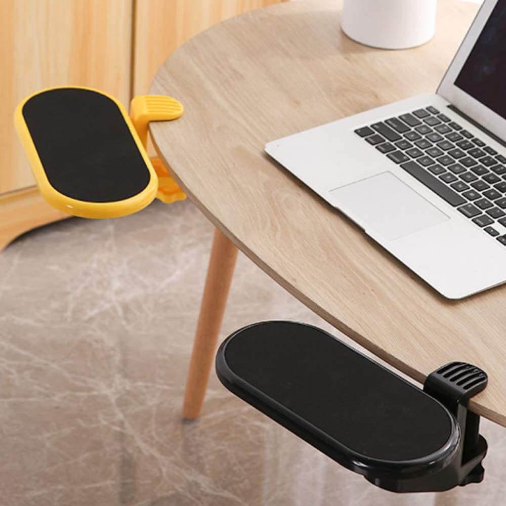 Computer Arm Rest For Desk Adjustable Ergonomic Wrist Rest Support For Keyboard Armrest Extender Rotating Mouse Pad Holder - Makschill