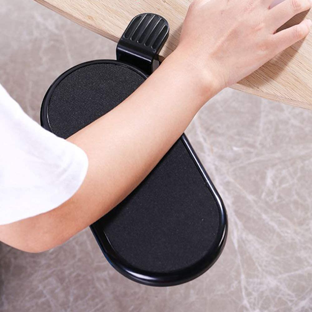 Computer Arm Rest For Desk Adjustable Ergonomic Wrist Rest Support For Keyboard Armrest Extender Rotating Mouse Pad Holder - Makschill