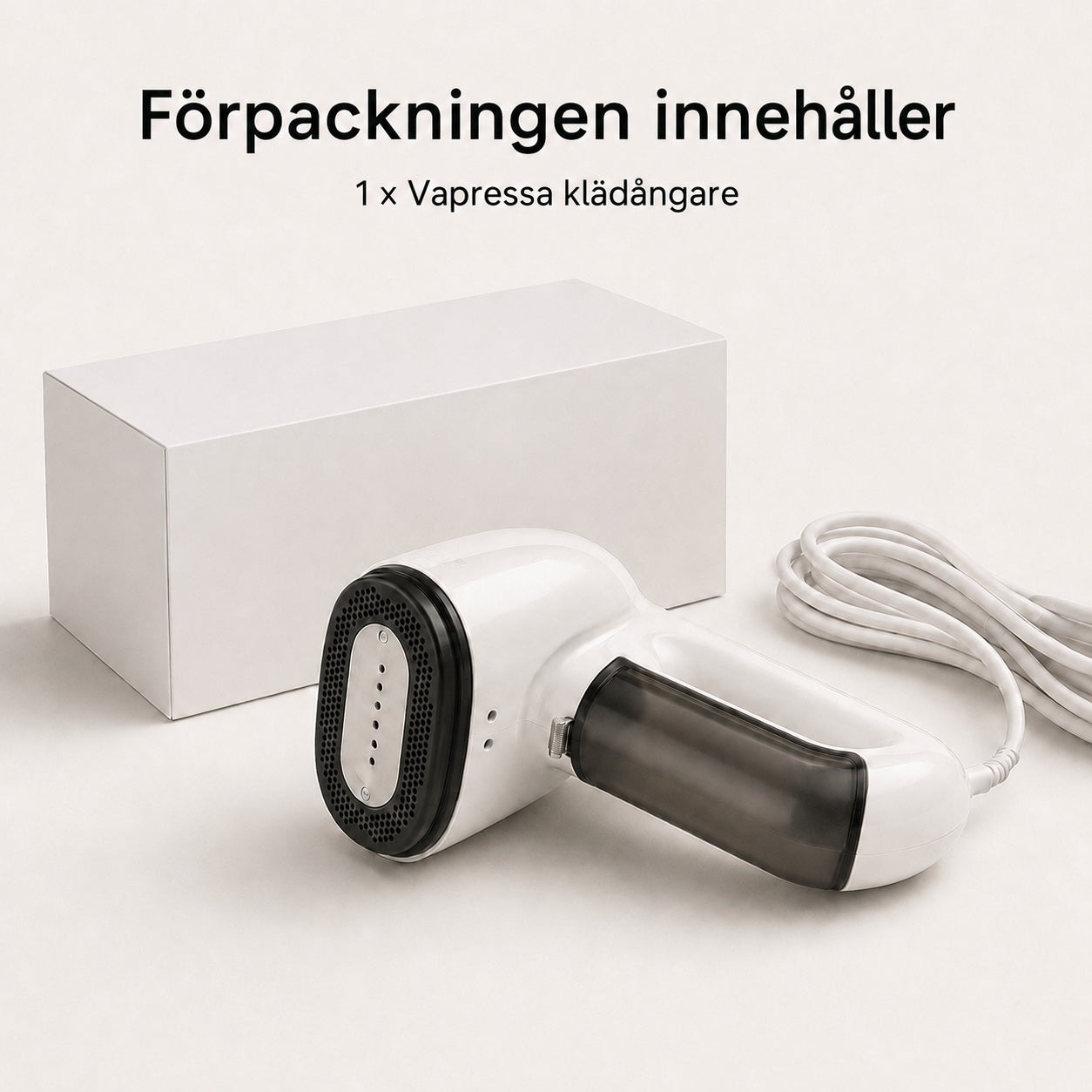 Vapressa™ – handhållen klädångare med vakuumgrepp