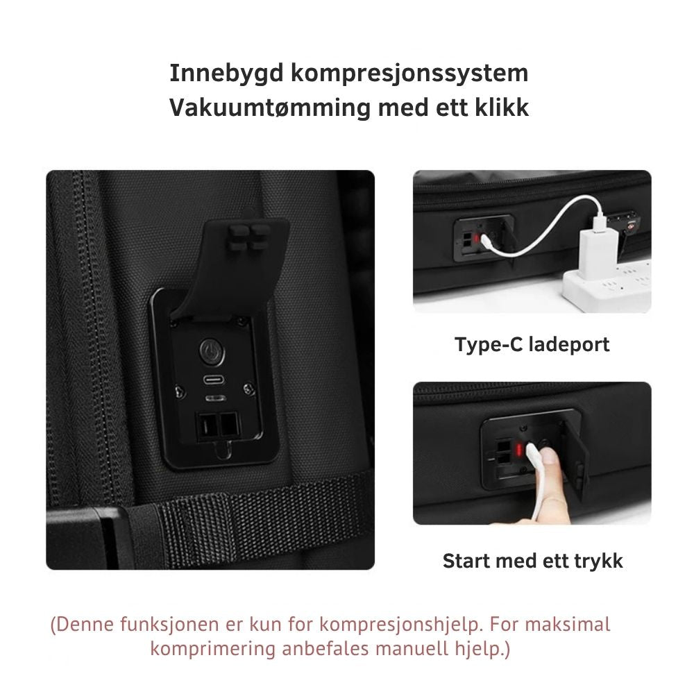 Vako Pro™ - Komplett vakuum ryggsekk - Makschill