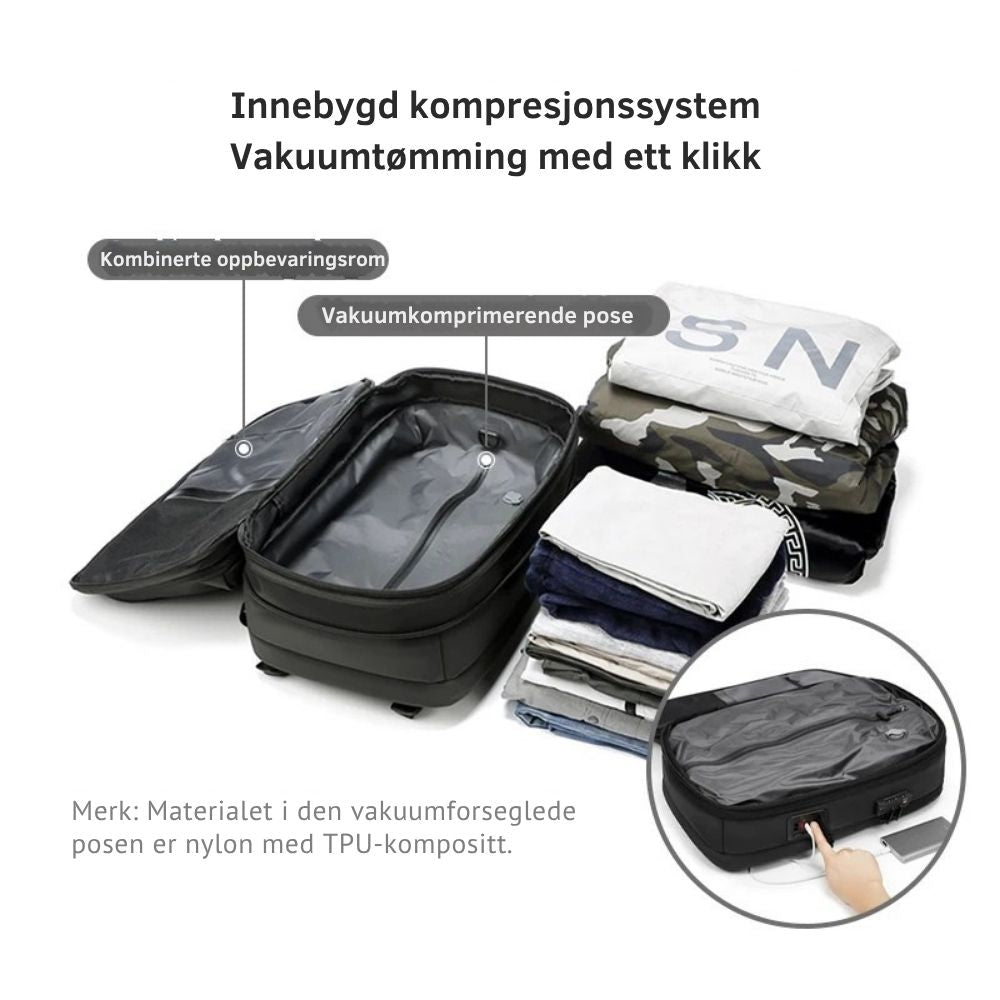 Vako Pro™ - Komplett vakuum ryggsekk - Makschill