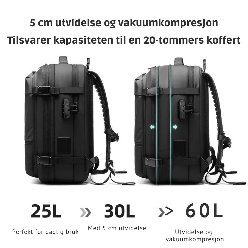 Vako Pro™ - Komplett vakuum ryggsekk - Makschill