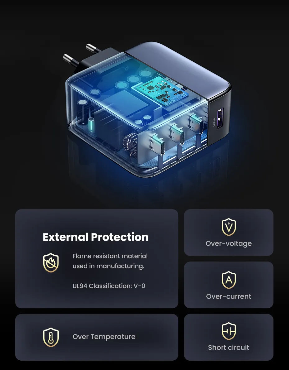 SuperLader™ - Norges Raskeste Lader med Type C og USB Port - Makschill