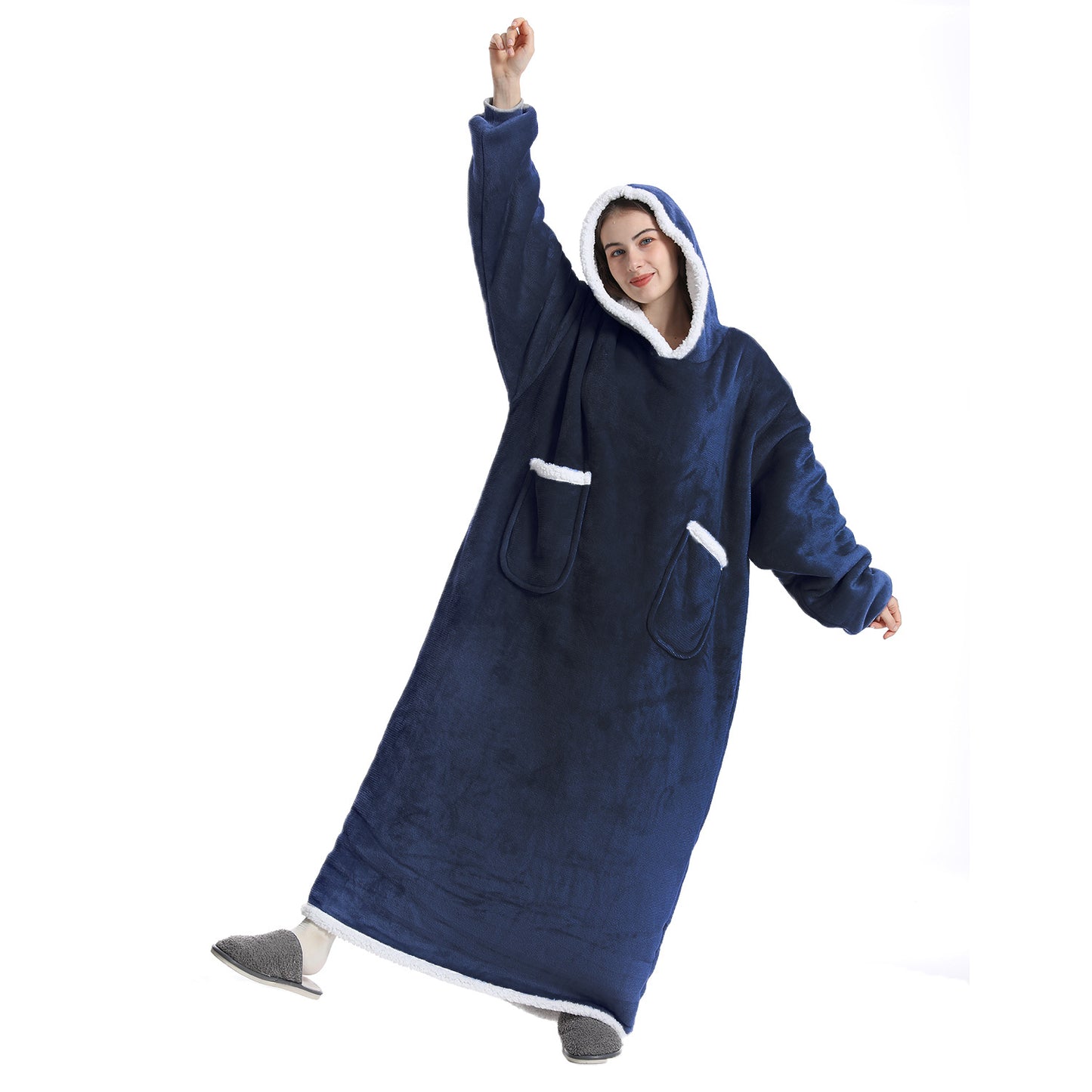 MegaHoodie™ - En lang, romslig og varm hoodie - Makschill