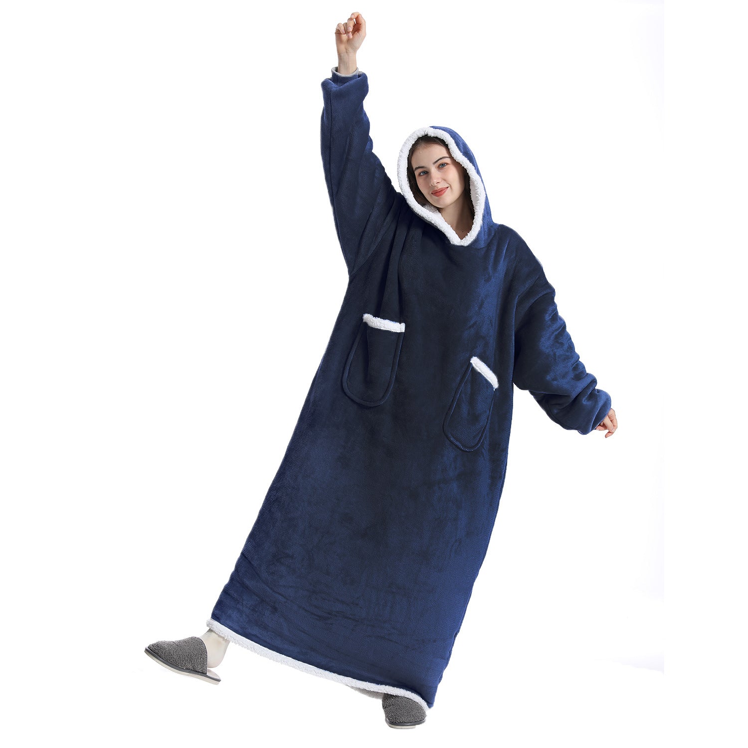 MegaHoodie™ - En lang, romslig og varm hoodie - Makschill