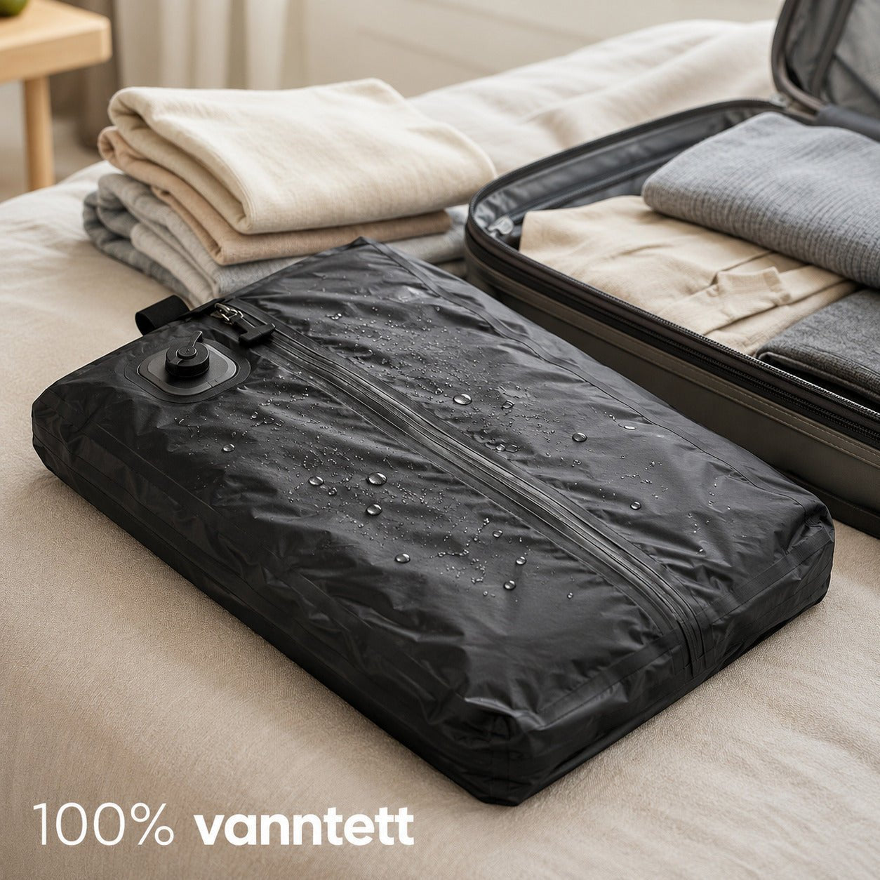 Reisepakk Pro™ – vakuumpose med indbygget pumpe – produktbillede 9