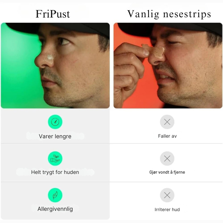 Fripust™ – Magnetisk neseåpner for bedre pust