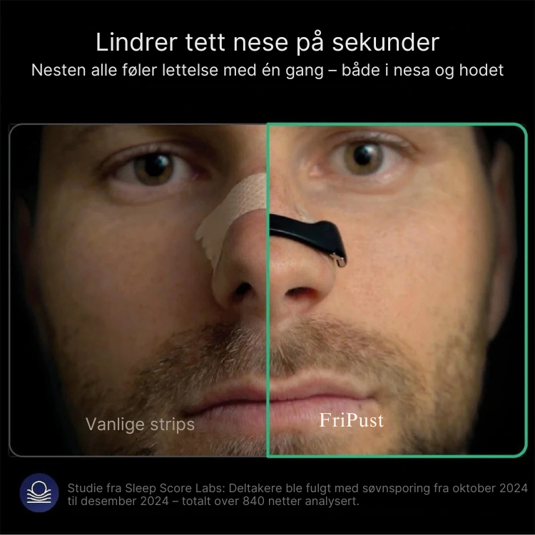 Fripust™ – Magnetisk neseåpner for bedre pust