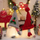 30cm Glowing Knitted Gnome Doll Couple with Led Night Light 2025 Christmas Decorations Home Xmas Tree Decor New Year 2026 Gift - Makschill