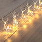 1.5/3m 3D Christmas Festive Reindeer Shaped Battery Operated String Lights Indoor Decorative LED Lights for Christmas Tree Decor - Makschill