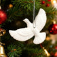 1/4pcs Resin White Dove Christmas Ornaments Xmas Tree Hanging Pendants 2026 New Year Party Home Wall DIY Decoration Kids Gifts - Makschill