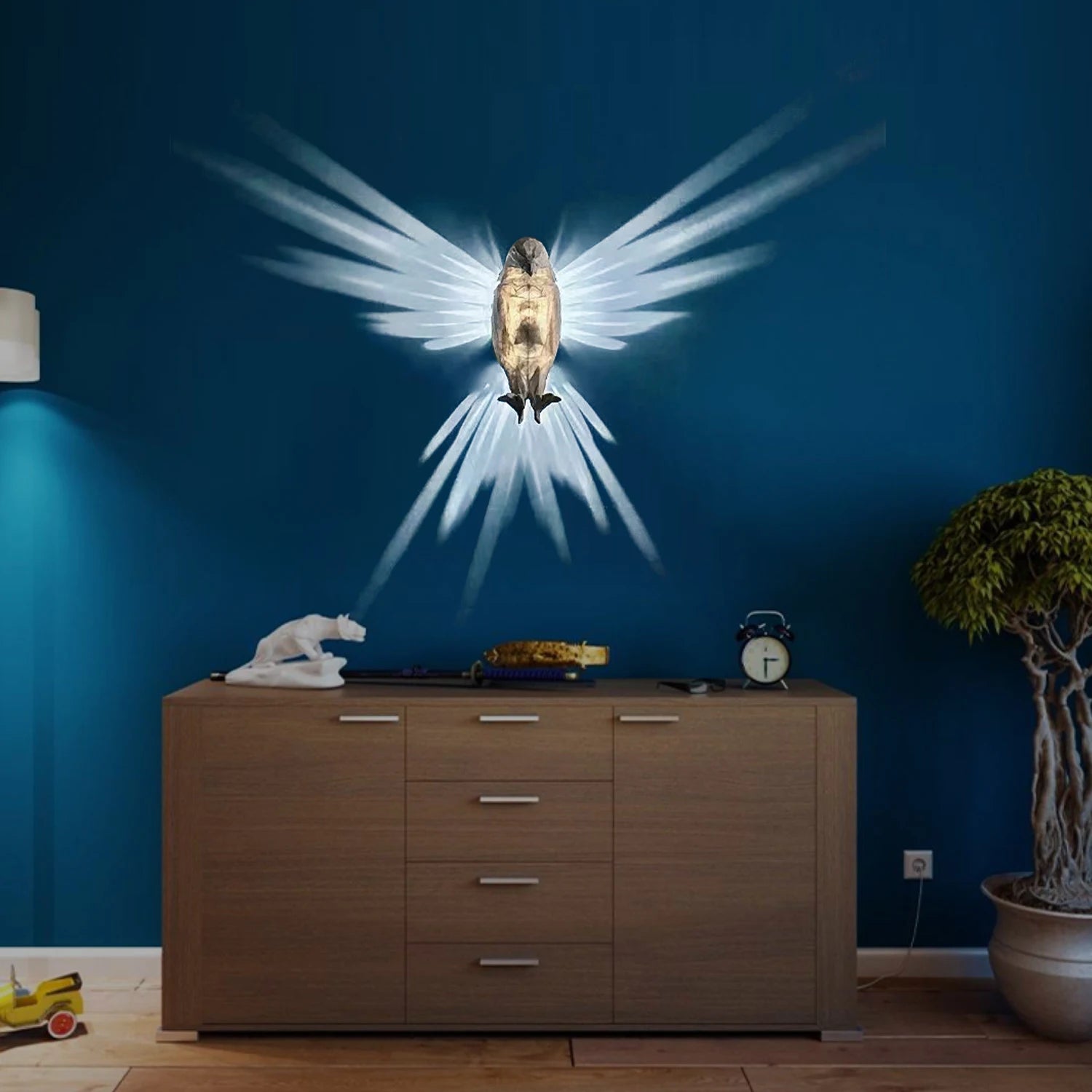 Elegant og magisk fuglelampe - Makschill