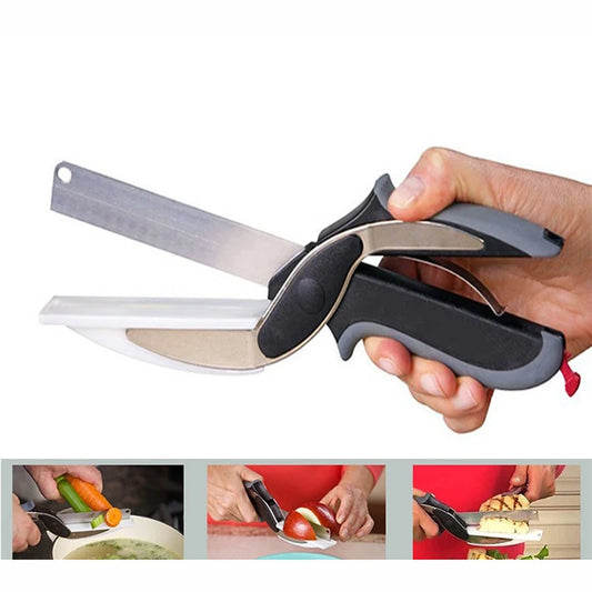 DuoKutter™ - Smart Kjøkkenkniv med Skjærefjøl - Makschill