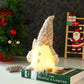 30cm Glowing Knitted Gnome Doll Couple with Led Night Light 2025 Christmas Decorations Home Xmas Tree Decor New Year 2026 Gift - Makschill