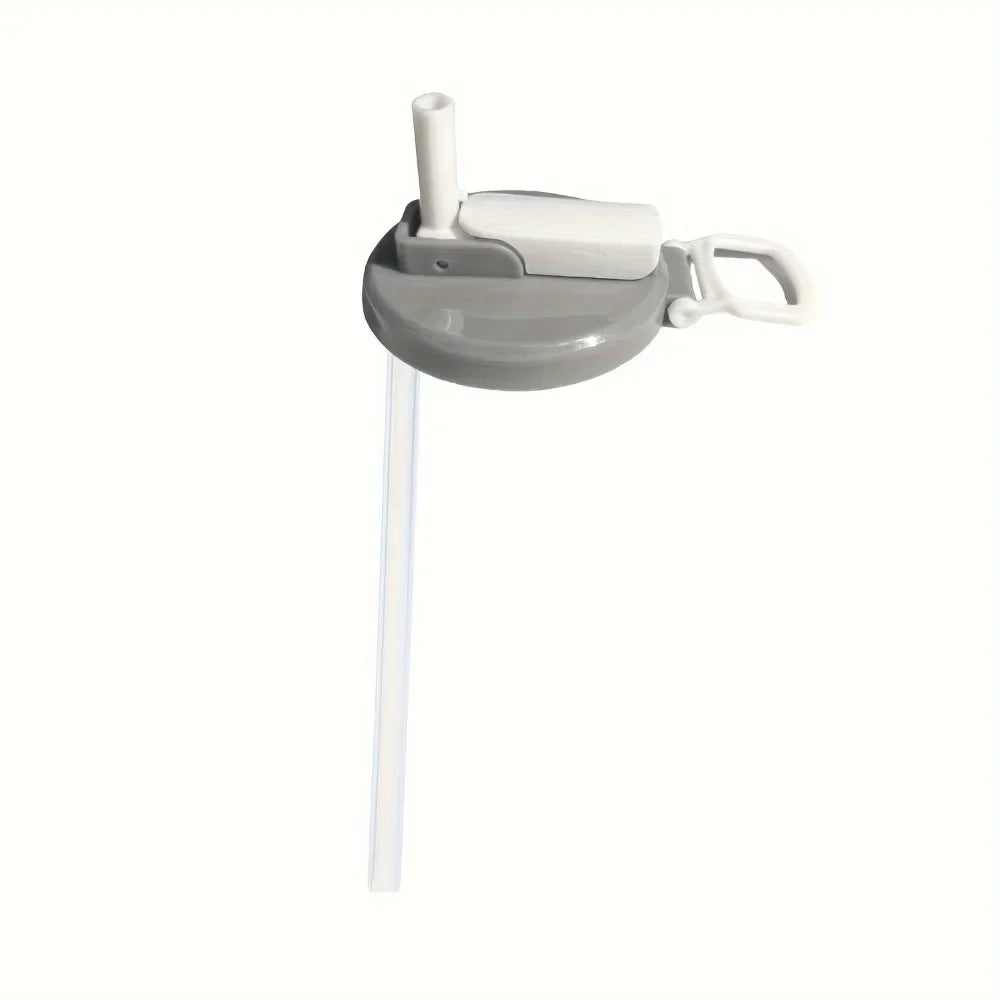 5.4cm Can Lid with Push-Button Straw Port - 4-Color Reusable Silicone Covers Soda/Cans, Leak-Proof Flip Top Tank Cover - Makschill