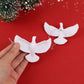 1/4pcs Resin White Dove Christmas Ornaments Xmas Tree Hanging Pendants 2026 New Year Party Home Wall DIY Decoration Kids Gifts - Makschill