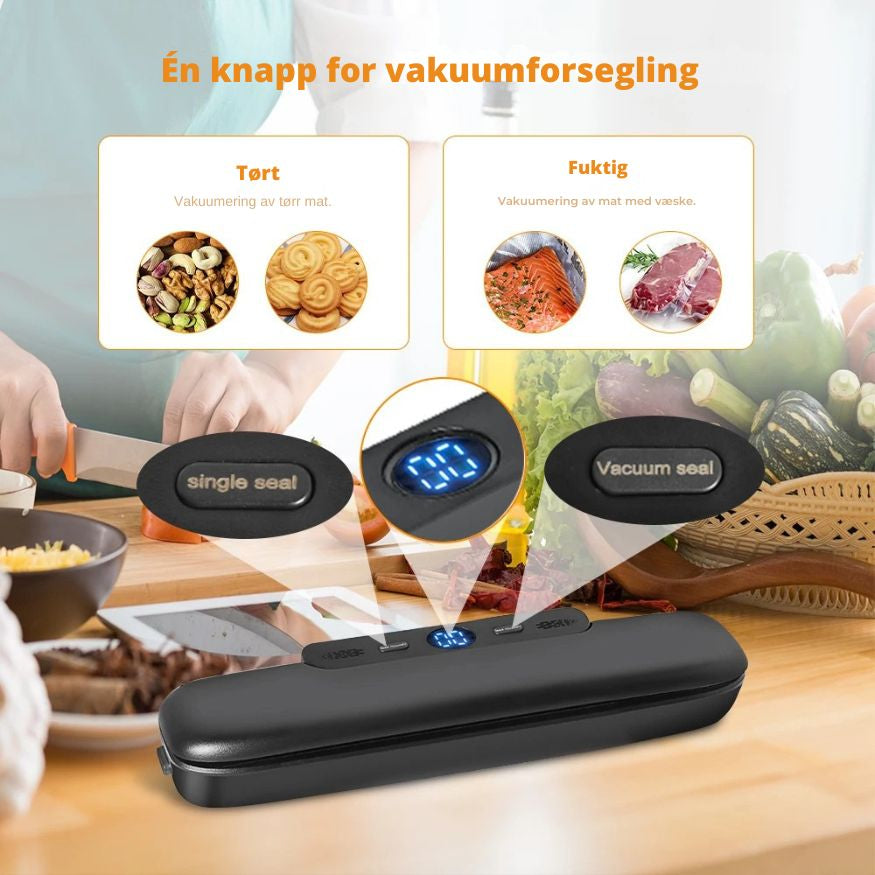 FreshPack™ – Vakuumforsegler for fersk mat hjemme