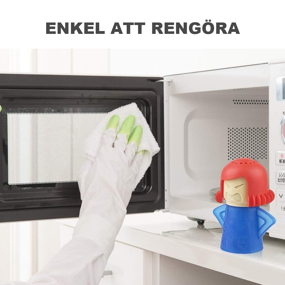 AngryMama - rengöring av mikrovågsugn