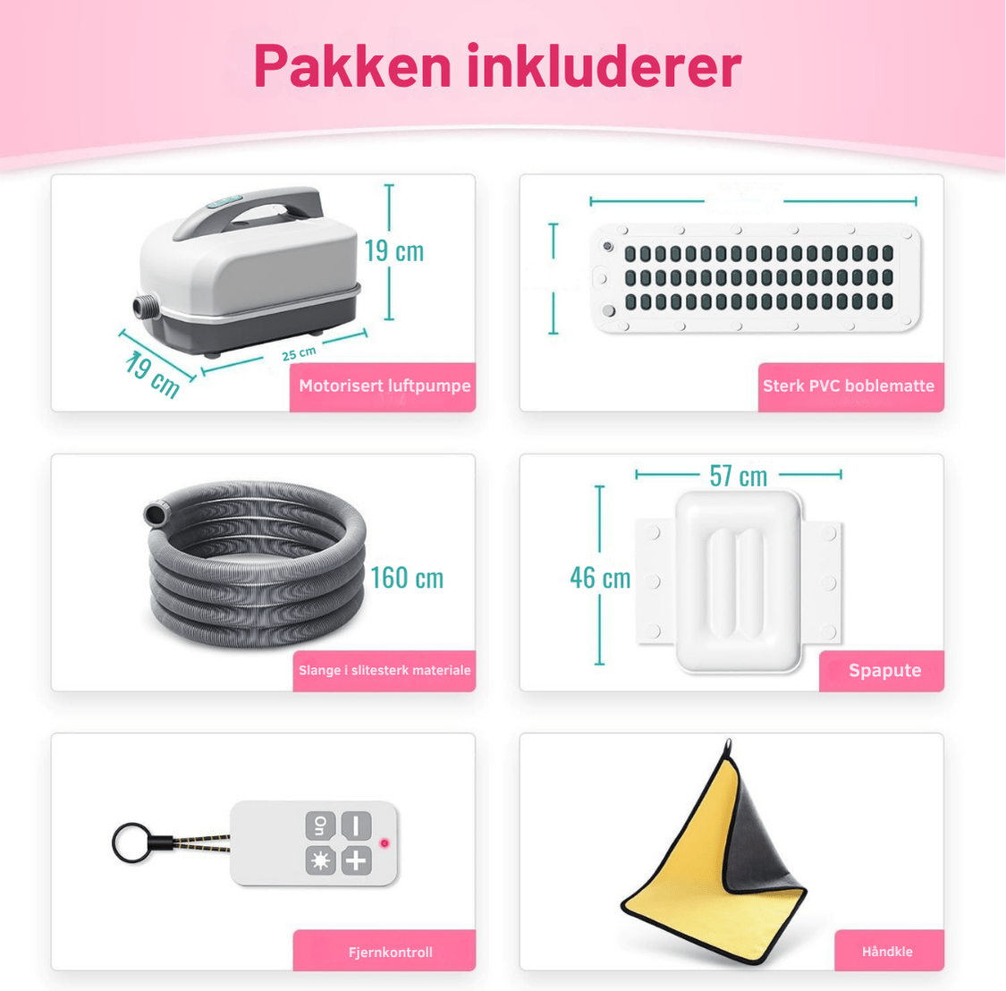 BubbleChill™ - Boblematte for badekar - Makschill