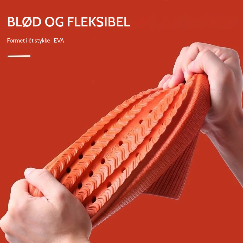 Bløde og fleksible ChillShoes formet i ét stykke i EVA.