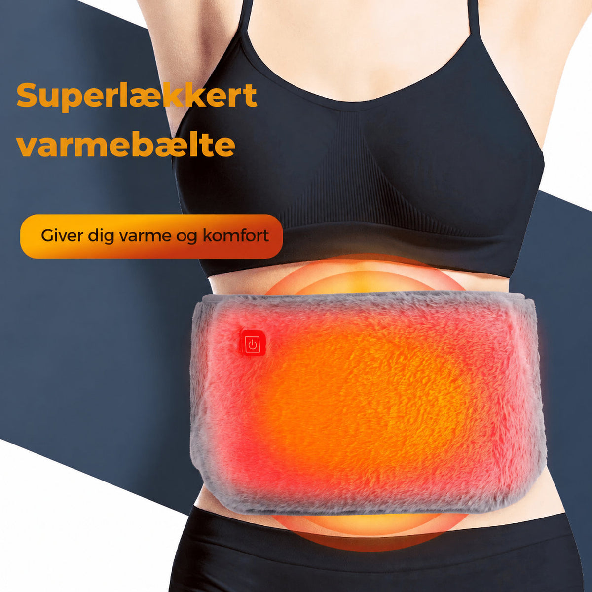 ComfyBelt™ – elektrisk varmebælte til mave og hænder