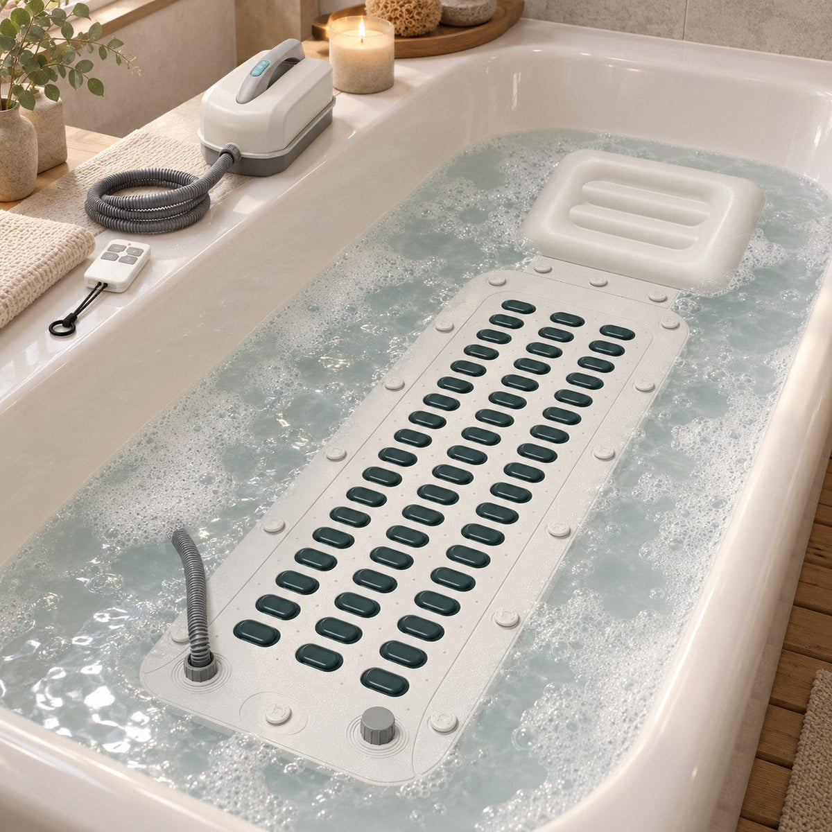 BubbleChill boblematte i badekaret