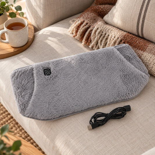 ComfyBelt varmebelte på sofaen