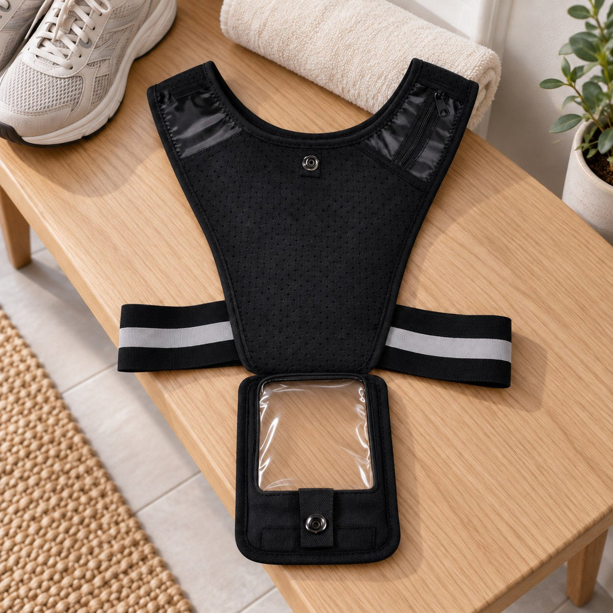 Joggings mobilholder på gangbenken