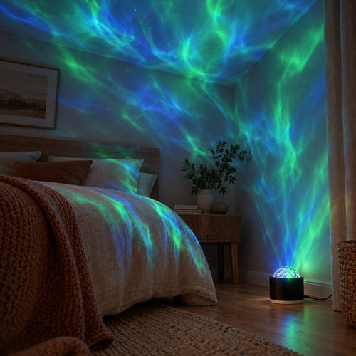 LED-projektor med nordlys