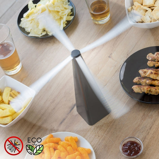 Miljøvennlig fluevifte for bord