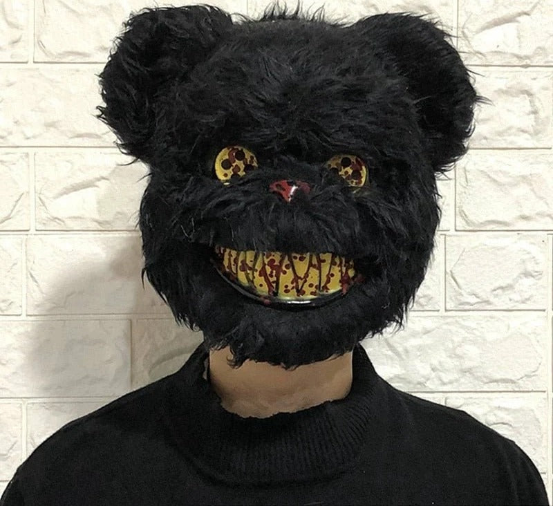 Skummel kaninmaske til Halloween
