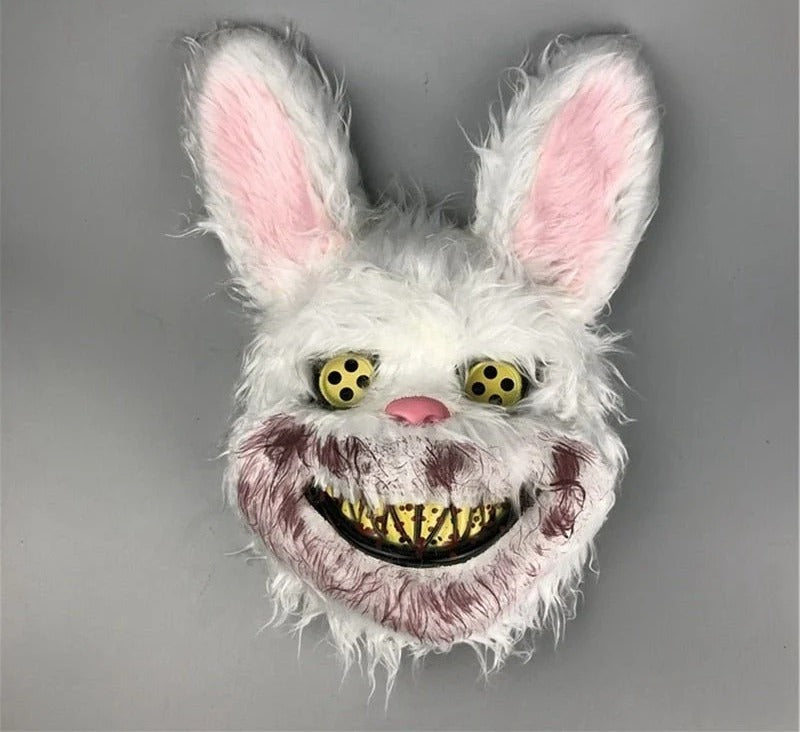 Skummel kaninmaske til Halloween