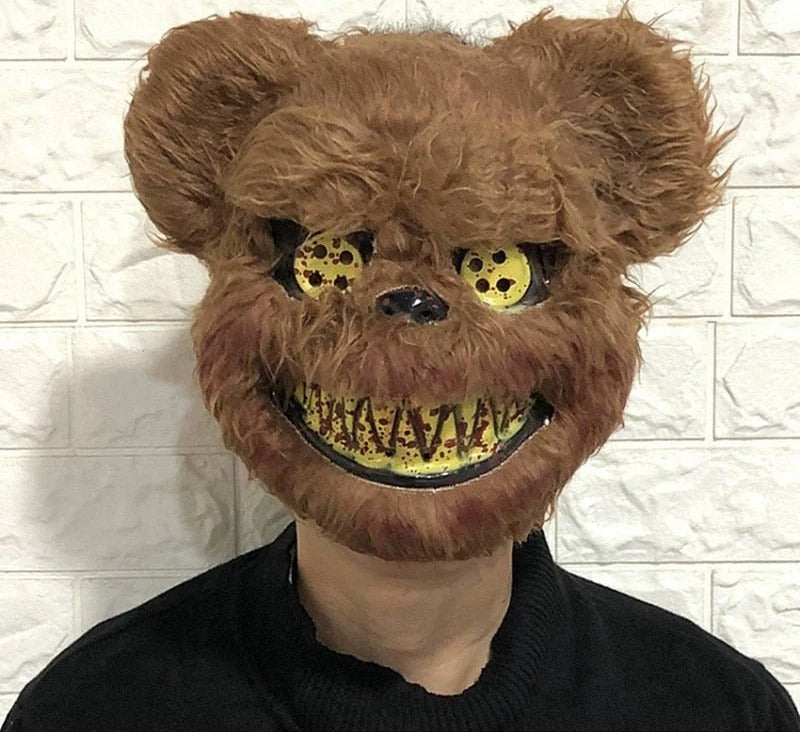 Skummel kaninmaske til Halloween