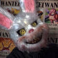 Skummel kaninmaske til Halloween