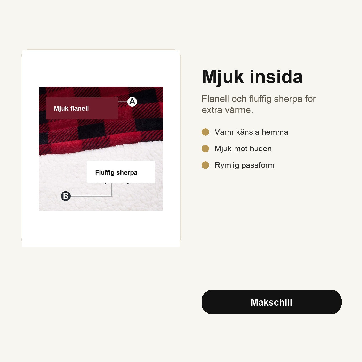 MyseHoodie™ - varm, rymlig och mysig hoodie
