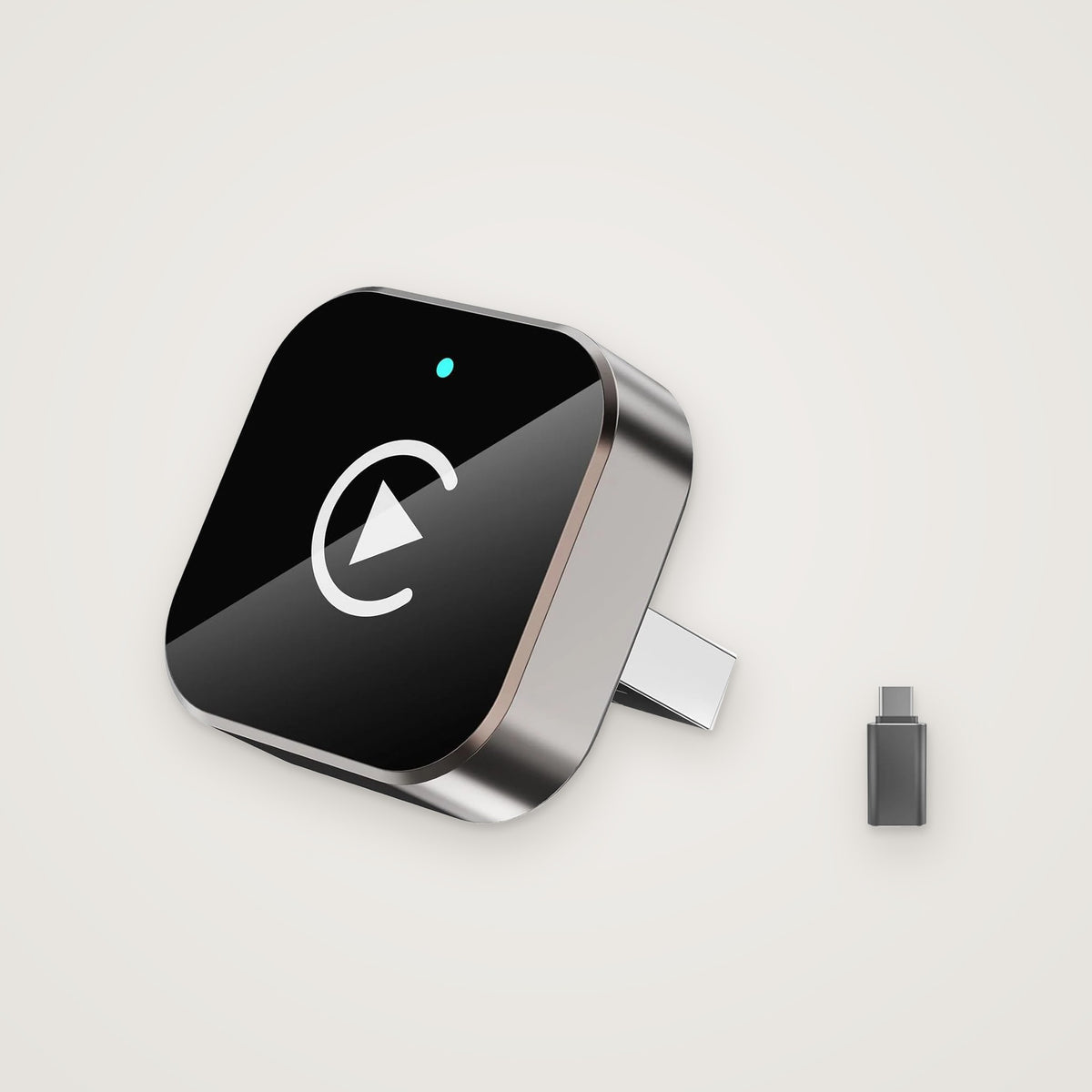 KabelFri trådløs CarPlay-adapter med USB-C-overgang