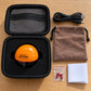 SonarKule in a hard case with charging cable, pouch, line clips and manual