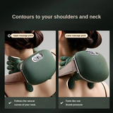 Original Velura photos showing upper and lower massage points fitted around the neck and shoulders