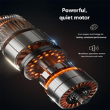Original Velura motor illustration with English captions about the motor and brushless operation