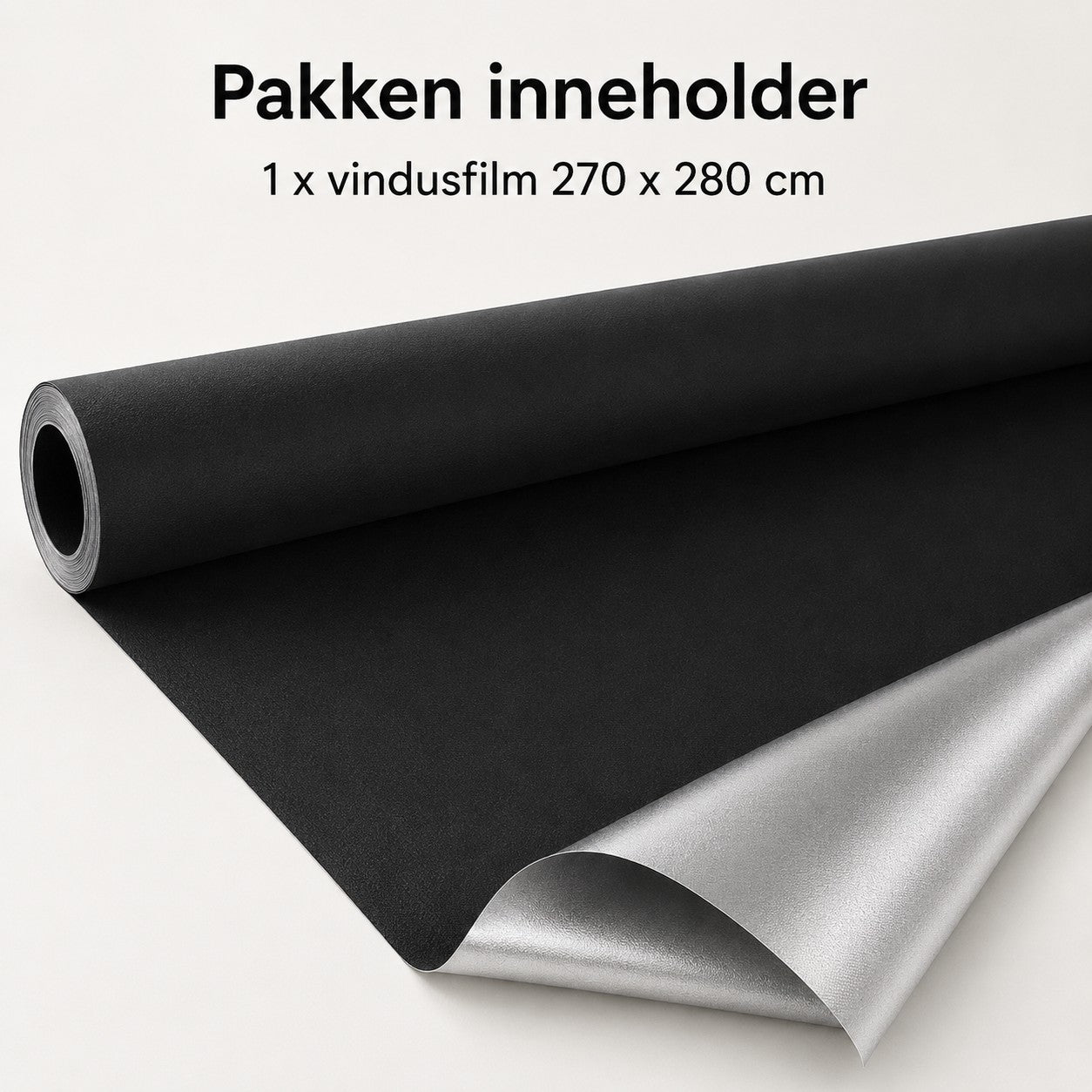 MørkeRo pakken inneholder vindusfilm