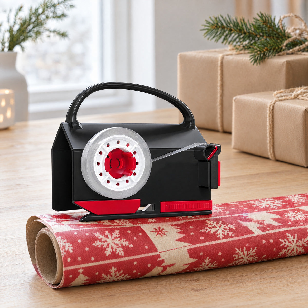 Pakkit™ – Gift Wrap Cutter with Tape Dispenser