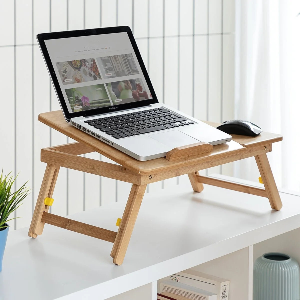Sammenleggbart sidebord i bambus – produktbilde 5