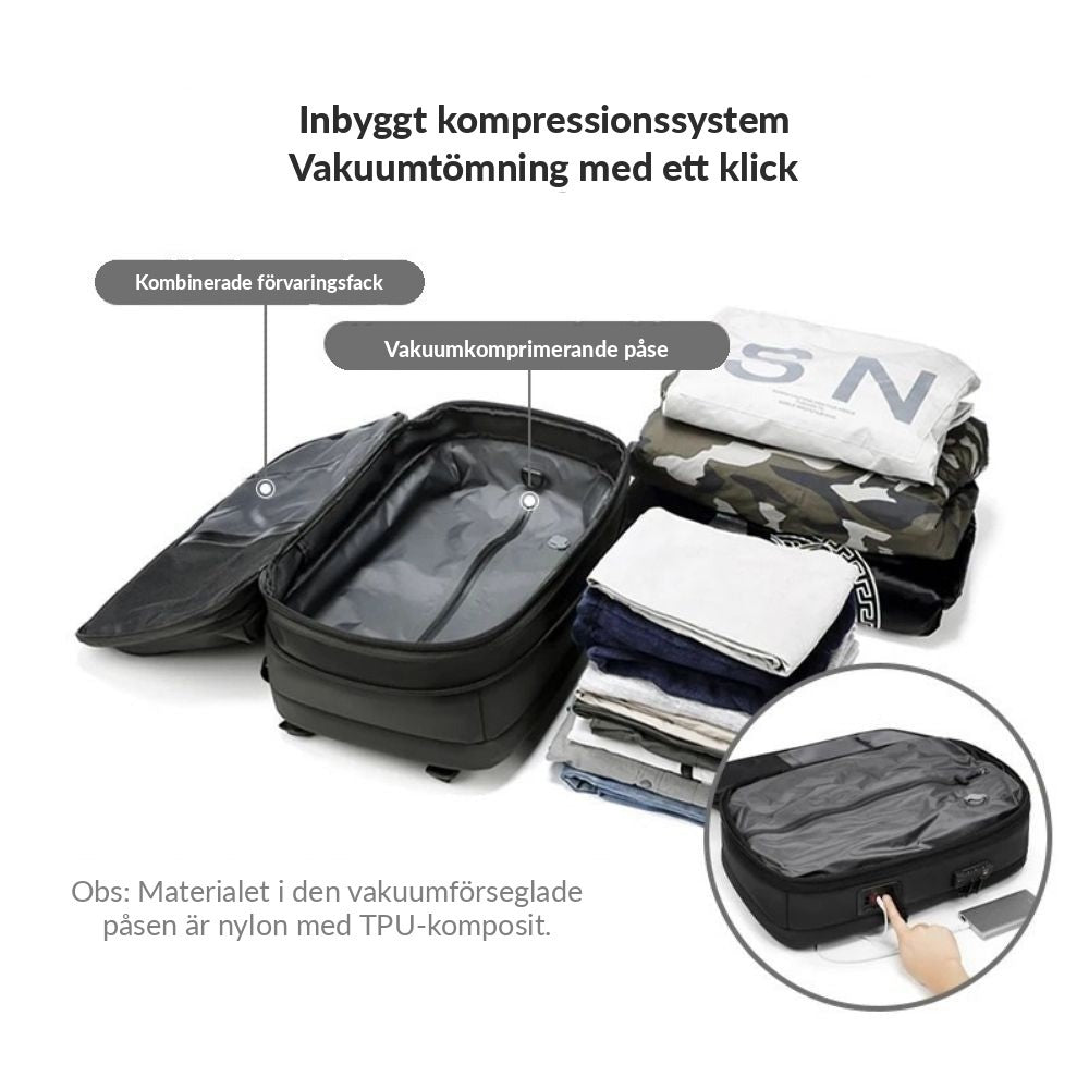 Vako Pro™ – komplett vakuumryggsäck