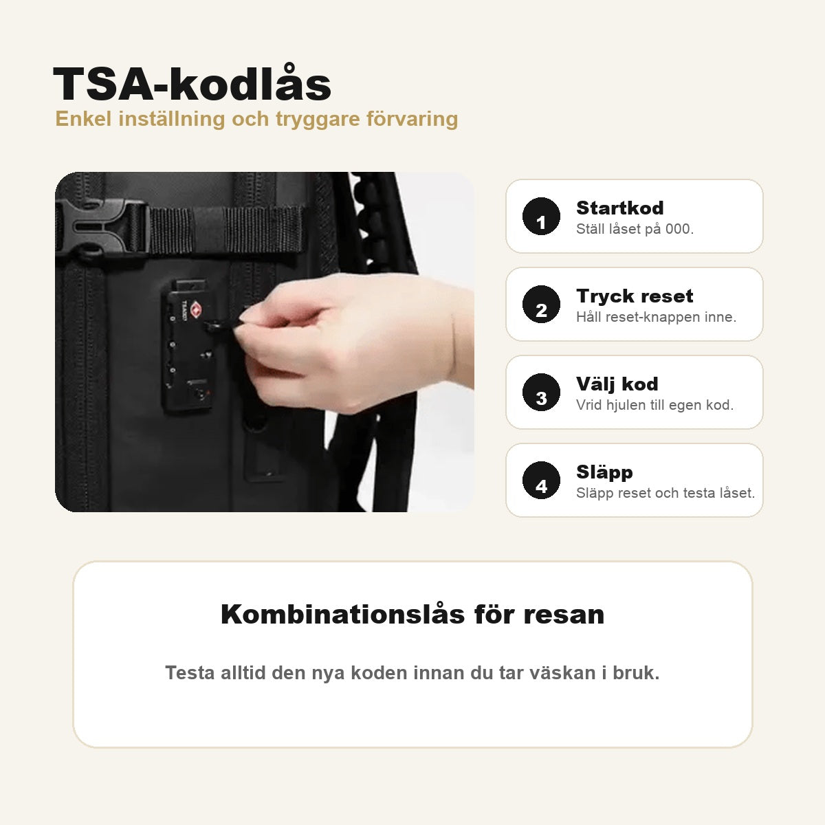 Vako Pro™ - vakuumryggsäck för resa